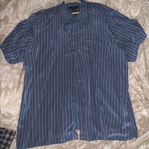 4XLT Synergy button down short sleeve shirt